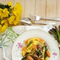 Hallo Frühling: Bandnudeln mit grünem Spargel[...]