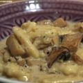 Kräuterseitlings-Ragout mit Gnocchi