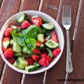 Nachgemacht: Erdbeer-Gurken-Salat
