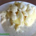 Gemüse:   BLUMENKOHL  an Bêchamelsauce