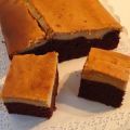 Brownies mit Erdnussbutter-Käsekuchen-Schicht