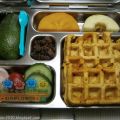 Planetbox-Lunch: Pizza-Waffeln