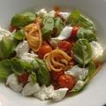 Linguine alla caprese mit Büffelmozzarella