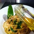 Spaghetti mit Bärlauch - à la olio e aglio