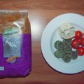 Vollkornfussili in light Gorgonzola Sauce