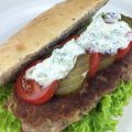 Sandwich mit saftigem Hackfleisch und[...]