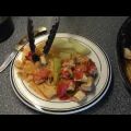 Chilinudeln mit Tomaten-Tofu auf Böker Art