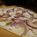 Flammkuchen - Birne & Ziegenfrischkäse