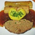 Hackbraten aus dem Ofen