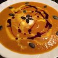 Thai Kürbis Kokosnuss Curry creme suppe ...
