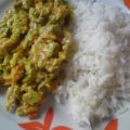 Curry Zucchini mit Basmati-Reis