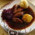 Gänsebrust mit Orangensoße