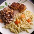 Butternudeln mit Frutti di Mare und Zander