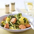 Bandnudeln mit Zitronen-Lachs-Soße und jungem[...]