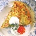 Frittata mit Räucherlachs und Dill