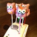 Eulen und Einhornstreusel Cakepops.