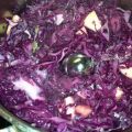 Apfel-Rotkohl als Beilage