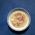 Zwiebelsuppe cremig mit Schinken