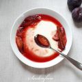 Griesbrei mit Pflaumensoße * recipe * Semolina[...]