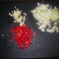 Scharfe Zitronen-Spaghetti mit Garnelen