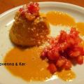 Kürbis-PannaCotta mit Tomaten-Ragout