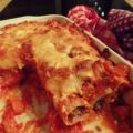 Cannelloni mit Hackfleisch und Kürbis-Soße
