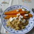 Gedünstete Möhren mit Couscous