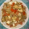 Huhn mit Tomaten und Feta