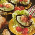 antipasti avocado gefùllt mit lachs
