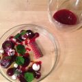 Rote Bete mit Räucheraal und Joghurt