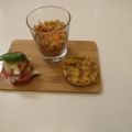 Bulgur Salat, Tomaten-Mozzarella Turm und[...]