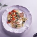 Saltimbocca mit Salbeisauce und Mozzarella