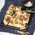 Focaccia mit Kirschtomaten