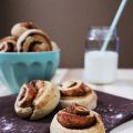 Schnelle Muscovado-Zimtschnecken ohne Hefe.