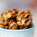 Crunch aus Nüssen, Haferflocken und Honig