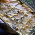 Spinatlasagne mit Gorgonzola-Walnusssauce