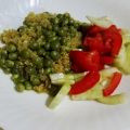 Quinoa mit Erbsen