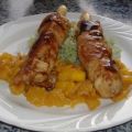 Mariniertes Hähnchenbrustfilet mit grünem Reis[...]