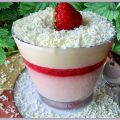 Erdbeermousse mit weißer Schokolade Ягодов мус[...]