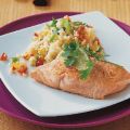 Lachs mit Paprika-Couscous