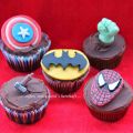 Superhelden Cupcakes