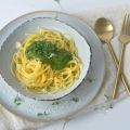 Alle lieben Pasta – mit Kresse-Pistazien-Pesto