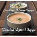 Tomaten-Joghurt-Suppe & Gurken-Walnuss-Suppe