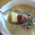 Gänsesuppe mit weißen Bohnen