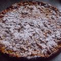 Schokoladiger Apfelkuchen mit Mandeln