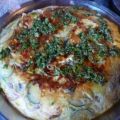 Vegetarisch: Tortilla mit Gemüse und Feta