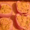 Paprika mit Hafergrütze-Füllung