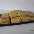 Zitronenkuchen auf dem Blech