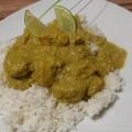 Korma-Curry mit Reis