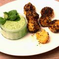 Karotten-Kartoffelbällchen mit Feldsalatdip,[...]